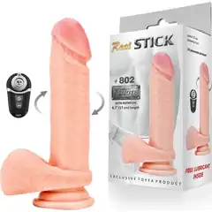  Перезаряжаемый телесный ротатор RealStick #802 с пультом ДУ 17 см 