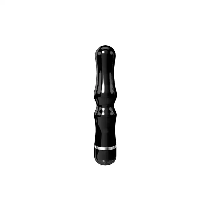 Вибромассажер BLACK LARGE - 18,4 см - Pure Aluminium. Фотография 3.