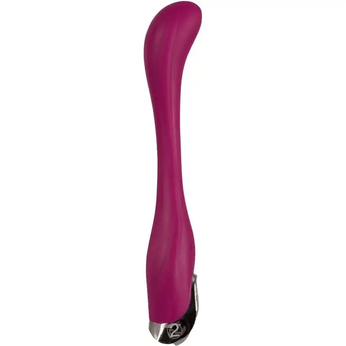 Розовый гнущийся вибратор Flexi Lover - 24 см - Smile. Фотография 2.