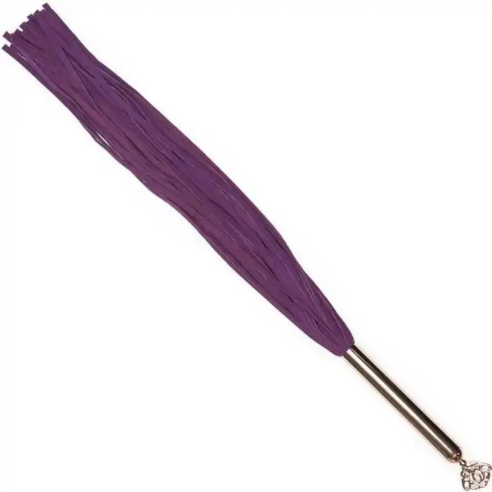 Фиолетовая плеть Cherished Collection Suede Flogger - 63,5 см - Fifty Shades Freed. Фотография 2.