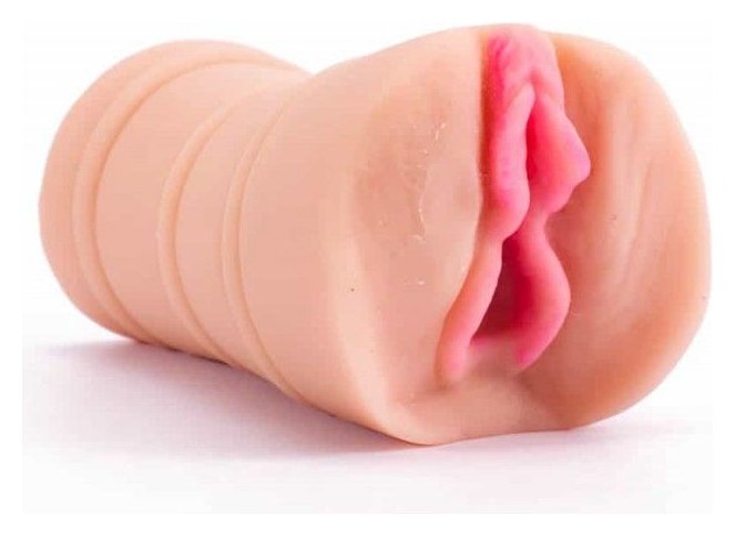 Телесный мастурбатор-вагина с вибрацией X-Basic Pocket Pussy - Lovetoy - Ки...