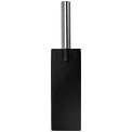 Чёрная прямоугольная шлёпалка Leather Paddle - 35 см.