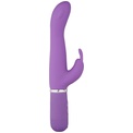 Фиолетовый вибростимулятор 10 Function G Spot Rabbit - 21,5 см.