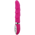 Розовый водонепроницаемый вибратор Wild Flirt Dildo Vibe - 18 см.