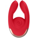 Красный клиторальный стимулятор Fancy - 9,8 см.