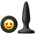 Черная силиконовая пробка Emoji Face ILY - 8,6 см.