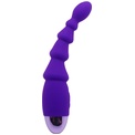 Фиолетовый анальный вибростимулятор Evil Teaser - 19,5 см.