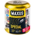 Презервативы с точками и рёбрами MAXUS Special - 15 шт.