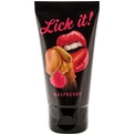 Съедобная смазка Lick It с ароматом малины - 50 мл.