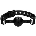 Черный кляп-шарик Breathable Luxury Ball Gag