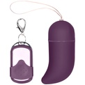 Фиолетовое виброяйцо Medium Wireless Vibrating G-Spot Egg с пультом - 7,5 см.
