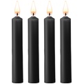 Набор из 4 черных восковых свечей Teasing Wax Candles