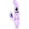 Фиолетовый вибратор-кролик My Dual Pleasure - 21 см.