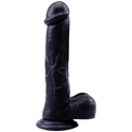 Черный фаллоимитатор Devil Inside Penis - 22,5 см.