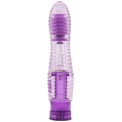 Фиолетовый вибратор с рёбрышками Lines Exciter - 16,2 см.