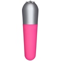 Розовый мини-вибратор Funky Vibrette - 11 см.