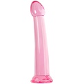 Розовый нереалистичный фаллоимитатор Jelly Dildo XL - 22 см.