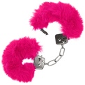 Металлические наручники с розовым мехом Ultra Fluffy Furry Cuffs