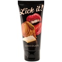 Съедобная смазка Lick It с ароматом белого шоколада - 100 мл.