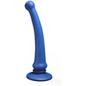 Синий анальный стимулятор Rapier Plug - 15 см.
