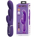 Фиолетовый мультифункциональный вибратор Shania - 22,2 см.