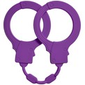 Фиолетовые силиконовые наручники Stretchy Cuffs Purple