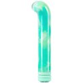 Зеленый компактный вибратор из стекла Magic Cane - 12 см.