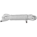 Белая веревка для бандажа Japanese rope - 10 м.