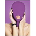 Фиолетовая маска на голову с прорезью для рта Submission Mask