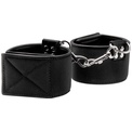 Чёрные двусторонние оковы на ноги Reversible Ankle Cuffs