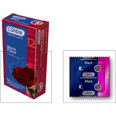  Презервативы CONTEX Black Rose, 12 шт 