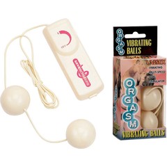  Пластиковые вагинальные шарики с вибратором ORGASM VIBRATING BALL 