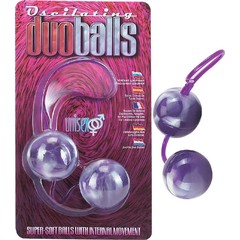  Фиолетово-белые вагинальные шарики со смещенным центром тяжести 