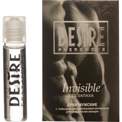  Мужские духи с феромонами DESIRE Invisible без запаха 5 мл 