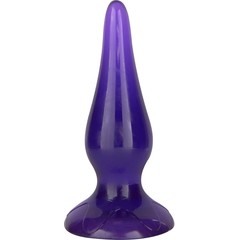  Анальный массажер Plug-N-Go фиолетовая 14 см 