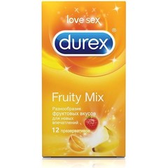  Презервативы с фруктовыми вкусами Durex Fruity Mix 12 шт 