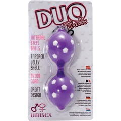  Фиолетовые вагинальные шарики DUO BALLS 