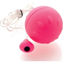  Розовый виброшарик с выносным пультом-кнопкой 
