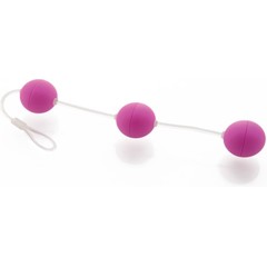  Анальная цепочка из 3 фиолетовых шариков 