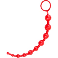  Красная анальная цепочка Black Red 31 см 