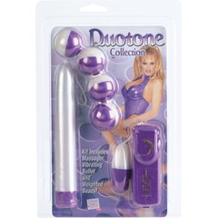  Набор Duotone Collection: вагинальные шарики, вибрирующие яйцо и вибратор 