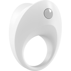  Белое эрекционное кольцо B10 с вибрацией 