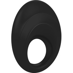  Чёрное эрекционное кольцо B5 с вибрацией 