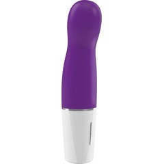  Фиолетовый мини-вибратор D3 14 см 