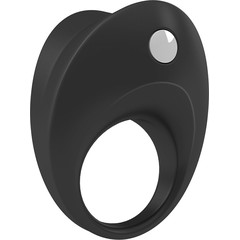  Чёрное эрекционное кольцо B10 с вибрацией 