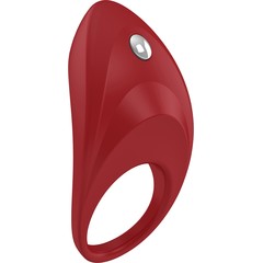  Красное эрекционное кольцо B7 с вибрацией 