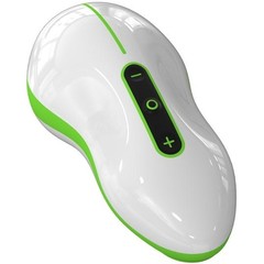  Бело-зеленый вибростимулятор Mouse 