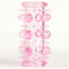  Набор из 5 розовых насадок с шипами и шишечками 