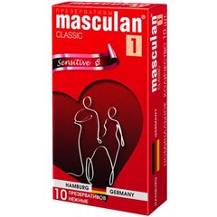  Нежные презервативы Masculan Classic 1 Sensitive 10 шт 