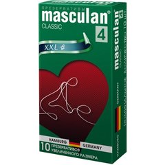  Презервативы Masculan Classic 4 XXL увеличенного размера 10 шт 